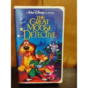 VHS The Great Mouse Detective WALT DISNEY clamshell